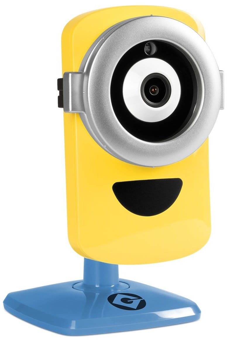 Minion Cam 720p HD WiFi Camera for $37 + free shipping