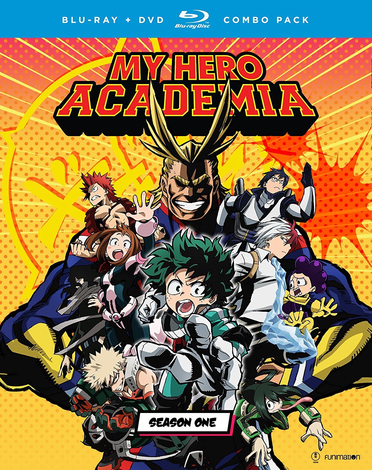 My Hero Academia: Season One on Blu-ray / DVD for $30 + free shipping
