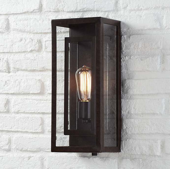 Possini Euro Double Box Bronze Outdoor Light for $100 + free shipping