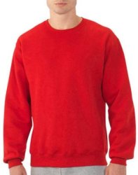 Fruit of the Loom Men's Crew Sweatshirt for $4 + pickup at Walmart