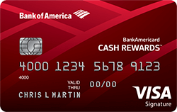 BankAmericard Cash Rewards(TM) Credit Card $100 cash rewards offer